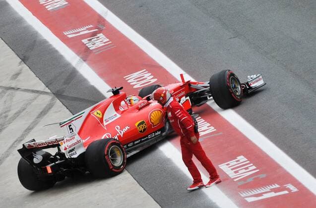 Sebastian Vettel, Scuderia Ferrari, formula 1 GP, Brasilien in Sao Paulo Interlagos, 12.11.2017 Photo:mspb Duda Bairros Sebastian Vettel, formula 1 GP, Brasilien