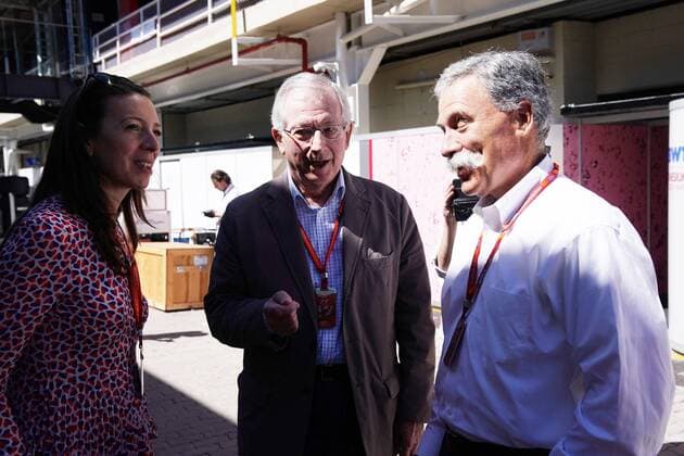 12.11.2017 - Tamas Rohonyi, Promotor GP Brasil and Chase Carey (USA) Formula One Group Chairman Brazilian Grand Prix, Sao Paulo, Interlagos 9 - 12 November 2017 12.11.2017 - Tamas Rohonyi, Promotor GP Brasil and Chase Carey (USA) Formula One Group Chairman 