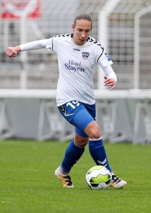 GER, 1.Bundesliga, Frauen, FF USV Jena vs TSG Hoffenheim 12.11.17, Jena, Ernst-Abbe-Sportfeld, GER, Allianz Frauen Bundesliga 1.Bundesliga, Frauen, Saison 2017 2018, 08.Spieltag, FF USV Jena vs TSG Hoffenheim im Bild Sandra Zigic (Jena)