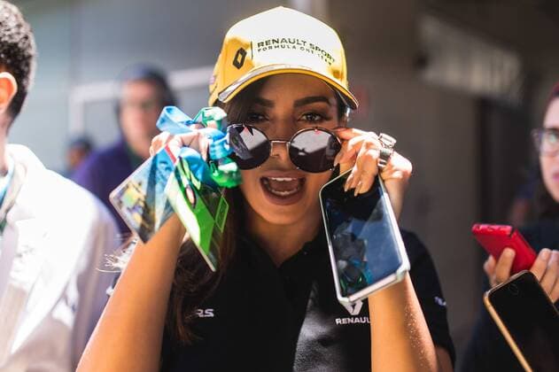 Grande Prêmio do Brasil de Fórmula 1 2017 SÃO PAULO, SP - 12.11.2017: GRANDE PRÊMIO DO BRASIL DE FÓRMULA 1 2017 - Anita arrives at the Brazil F1 GP 2017 held at the Autodromo de Interlagos in São Paulo, SP. (Photo: Victor Eleutério Fotoarena) x1425937x  VictorxEleutério