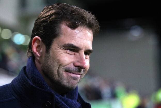 VfL vs Frankfurt , Frauen Wolfsburg, Deutschland. 12.11.2017, FUßBALL - VfL Wolfsburg vs 1. FFC Frankfurt, 1. Allianz Frauen Bundesliga, Saison 2017-18. Bild zeigt: Sportdirektor Ralf Kellermann (VfL Wolfsburg) Wolfsburg