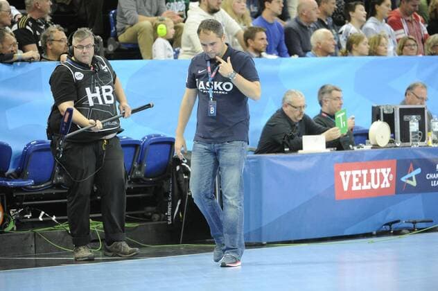 Celje-Trainer Branko Tamse. THW Kiel vs RK Celje, Handball, EHF-Champions-League, Gruppenphase, 12.11.17 Kiel Schleswig-Holstein Germany Sparkassen-Arena Copyright: xAgentur54Gradx xJoergxLuehnx