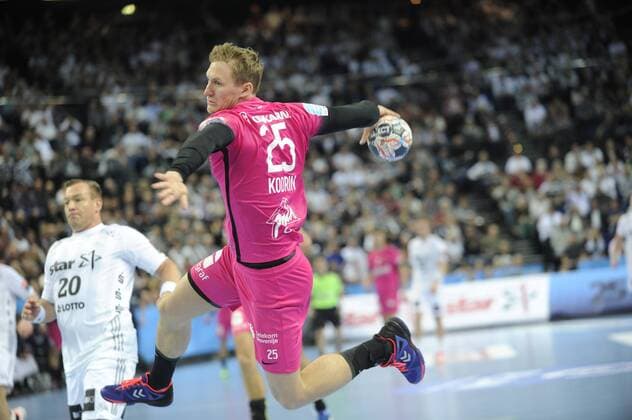 Tilen Kodrin (RK Celje). THW Kiel vs RK Celje, Handball, EHF-Champions-League, Gruppenphase, 12.11.17 Kiel Schleswig-Holstein Germany Sparkassen-Arena Copyright: xAgentur54Gradx xJoergxLuehnx