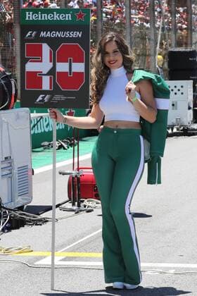 12.11.2017 - Race, Grid Girl Brazilian Grand Prix, Sao Paulo, Interlagos 9 - 12 November 2017 12.11.2017 - Race, Grid Girl 