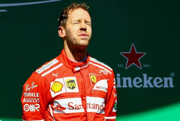 Formel 1, Sebastian Vettel gewinnt GP Brasilien Grande Prêmio do Brasil de Fórmula 1 2017 SÃO PAULO, SP - 12.11.2017: GRANDE PRÊMIO DO BRASIL DE FÓRMULA 1 2017 - In the photo the Ferrari driver, Sebastian Vettel, celebrates his victory at the Brazilian Grand Prix of Formula 1 2017, this Sunday (12) at the Autodromo José Carlos Pace in Interlagos. (Photo: Aloisio Mauricio Fotoarena) x1426055x  AloisioxMauricio