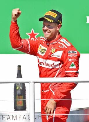 Formel 1, Sebastian Vettel gewinnt GP Brasilien Sebastian Vettel (GER 5), Scuderia Ferrari, Grosser Preis von Brasilien 2017, Rennen, Motorsport, Formel 1, 12.11.2017, Interlagos Copyright: xEIBNER JERRYxANDREx EP_JAE