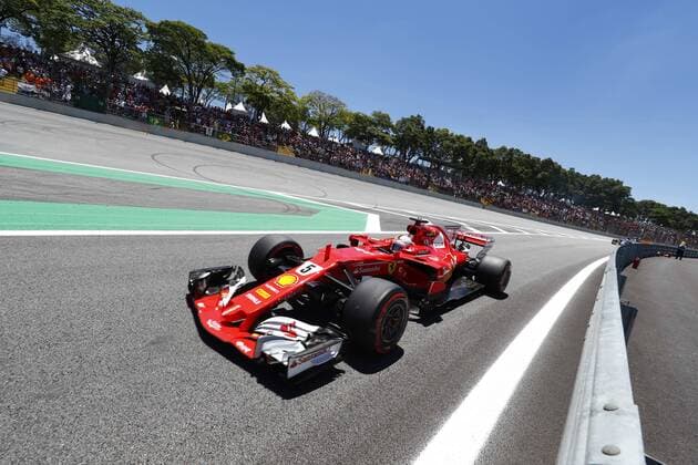 Bilder des Tages - SPORT Motorsports: FIA Formula One World Championship WM Weltmeisterschaft 2017, Grand Prix of Brazil, 5 Sebastian Vettel (GER, Scuderia Ferrari), Sao Paulo Brazil
