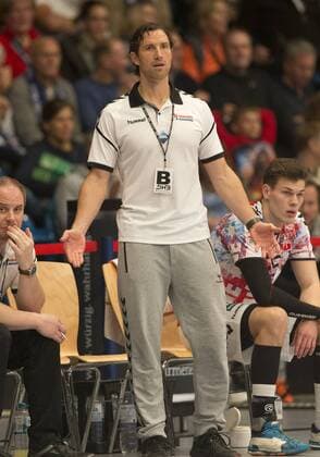 Handball Handball 3.Liga Nord 2017 2018 - Handball Sportverein Hamburg vs. DHK Flensborg Trainer Torsten Jansen (Hamburg), Sporthalle Hamburg Hamburg