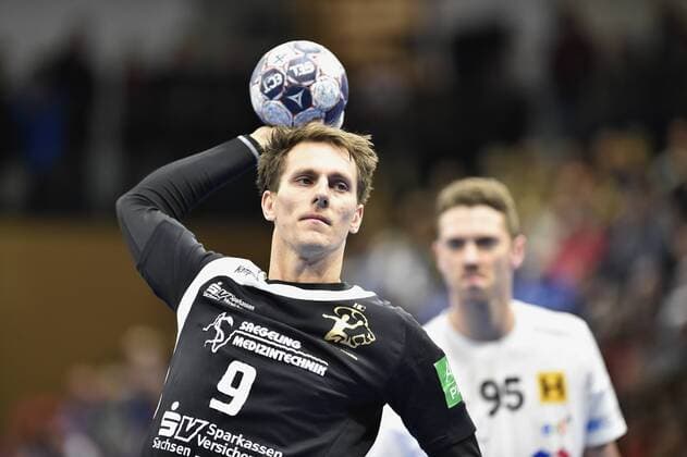 12.11.2017, Dresdens Julius Dierberg, Handball, 2. Bundesliga, HC Elbflorenz Dresden - ThSV Eisenach 30:27,