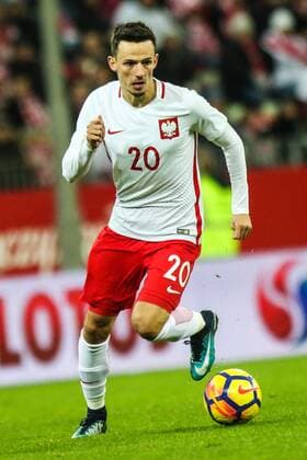 November 13, 2017 - Gdansk, Poland - Rafal Wolski (POL) during the International Friendly Länderspiel match between Poland and Mexico at Energa Stadium in Gdansk, Poland on November 13, 2017. Poland v Mexico: International Friendly  - ZUMAn230 20171113_zaa_n230_695 Copyright: xFotoxOlimpikx