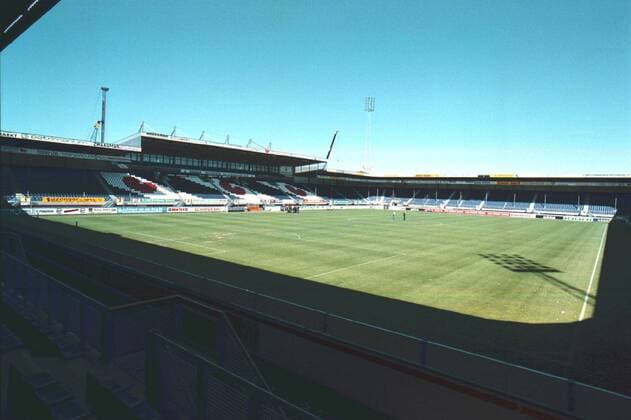 Voetbal , Historisch beeld , seizoen 1998-1999 , Stadion Fotos, Heerenveen, Abe Lenstra Stadion, 03-06-1997 Abe Lenstra Stadion