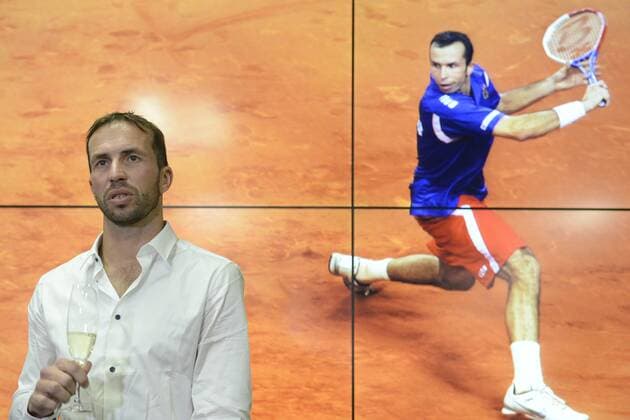 Czech tennis star Radek Stepanek, two-time Davis Cup winner, ended his career at the age of 38 today, on Thursday, November 14, 2017. Stepanek is a former eighth best tennis player of the world and a bronze medalist in mixed doubles from the 2016 Rio de Janeiro Olympic Games Olympische Spiele Olympia OS In 2006, he advanced to the Wimbledon quarterfinal. In all, he gained five ATP Tennis Herren titles. In doubles, he won two grand slam tournaments. Along with Indian Leander Paes, he was the winner of the Australian Open 2012 and the US Open 2013. Stepanek, born in Karvina, north Moravia, contributed to the Czech Republic two victories in the Davis Cup. Along with Tomas Berdych, he led the victorious Czech team in 2012 and 2013. In both cases, Stepanek won the decisive match in the finals against Spain and Serbia, respectively. (CTKxPhoto OndrejxDeml) CTKPhotoP201711140844801  dml 002