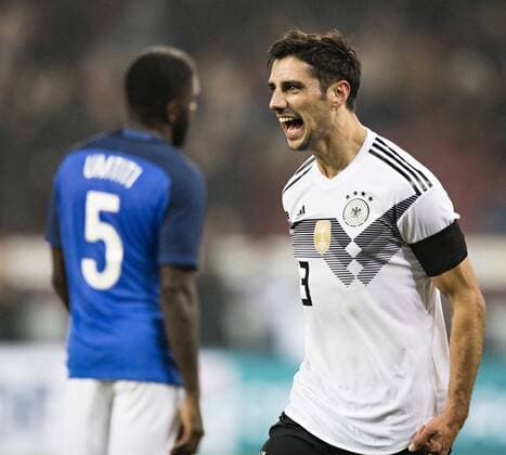 Themen der Woche - SPORT Bilder des Tages - SPORT Köln, 14.11.2017 Jubel: Lars Stindl (Deutschland) Deutschland - Frankreich