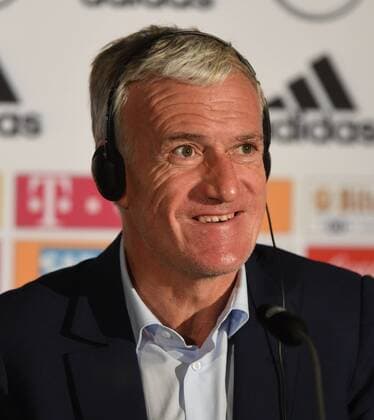Länderspiel: Deutschland - Frankreich 14.11.2017 in Köln. Trainer Didier Deschamps (FRA) bei der Pressekonferenz nach dem Spiel.