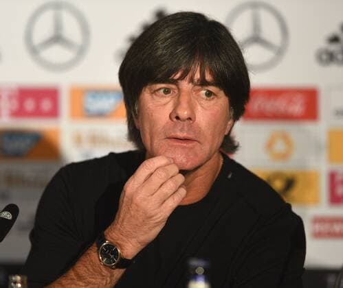 Länderspiel: Deutschland - Frankreich 14.11.2017 in Köln. Bundestrainer Joachim Löw (Deut.)) bei der Pressekonferenz nach dem Spiel.