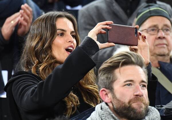 14.11.2017, xjhx, Fussball Laenderspiel Freundschaftsspiel, Deutschland - Frankreich, emspor, v.l. Top-Model Model Izabel Goulart (Freundin von Kevin Trapp) Koeln