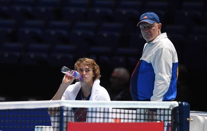 Sascha Zverev,mit Vater Alexander ,Deutschland