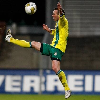 DORDRECHT - FC Dordrecht - Fortune Sittard, Jupiler League, seizoen 2010-2011, 21-01-2011, GN Bouw stadion, Fernando Ricksen Dordrecht - Fortuna Sittard