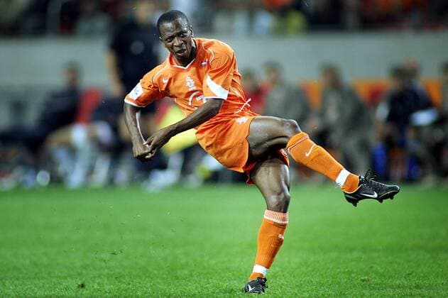 amsterdam , 08-09-2004 , wk kwalificatie wedstrijd nederland - tsjechie 2-0 romeo castelen romeo castelen