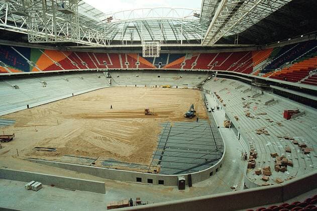 seizoen 1995 1996 24-04-1996 amsterdam arena in aanbouw amsterdam arena in aanbouw
