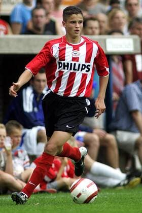seizoen 2004 2005 , someren 17-07-2004 , oefen wedstrijd someren - psv . ibrahim afellay ibrahim afellay *** season 2004 2005 some 17 07 2004 practice match someren psv ibrahim afellay ibrahim afellay 