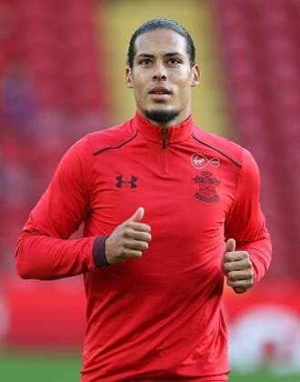 18th November 2017, Anfield, Liverpool, England; EPL Premier League football, Liverpool versus Southampton; Liverpool transfer target Virgil van Dijk of Southampton warms up before the match  ActionPlus11952719
