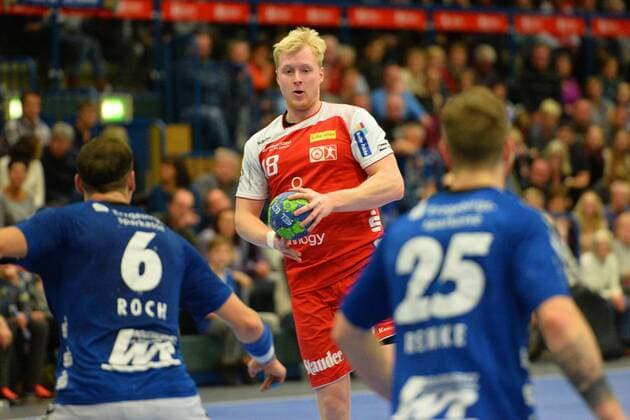 Michael Kintrup (TUSEM Essen) Mitte, EHV Aue vs. TUSEM Essen, 18.11.2017, 2. Handball-Bundesliga, Loessnitz Copyright: xEibner-Pressefoto BertxHarzerx EP_BHR