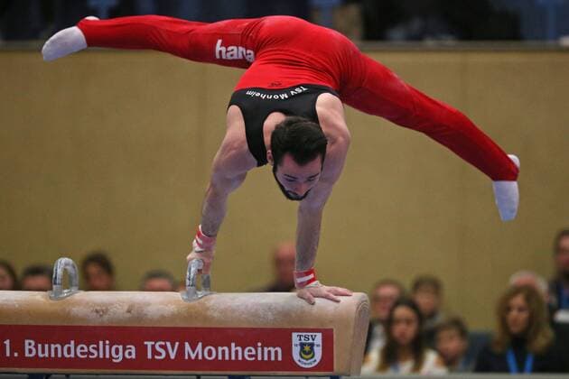 James Hall, Monheim, during 2017 German 1st Bundesliga in Monheim; 18 11 2017; *** James Hall Monheim during 2017 German 1st Bundesliga in Monheim 18 11 2017