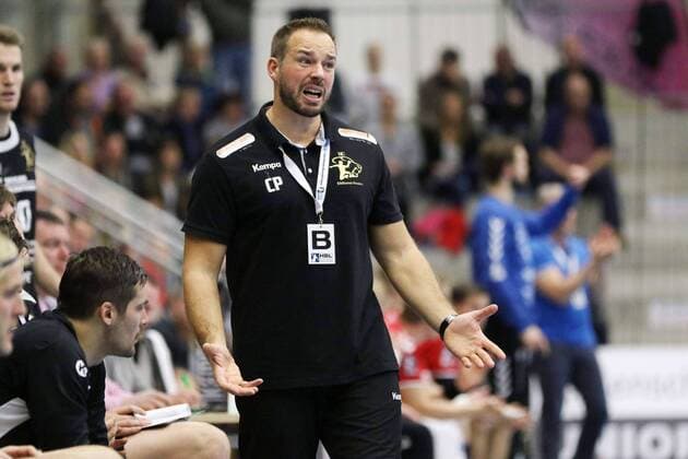 Christian Poehler (Trainer HC Elbflorenz Dresden), ASV Hamm-Westfalen vs HC Elbflorenz Dresden, Handball, 2. Bundesliga, 18.11.2017, Hamm Copyright: xEibner-Pressefoto Strohdiekx EP_JSK