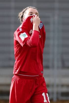 Barbara Dunst (MSV, 18), Einzelbild, Aktion, Action, enttäuscht schauend, Enttäuschung, Frustration, disappointed, pessimistisch
