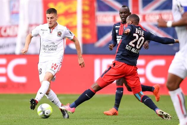 18 REMI WALTER (nice) FOOTBALL : Caen vs Nice - Ligue 1 Conforama - 19 11 2017 AnthonyBIBARD FEP Panoramic 