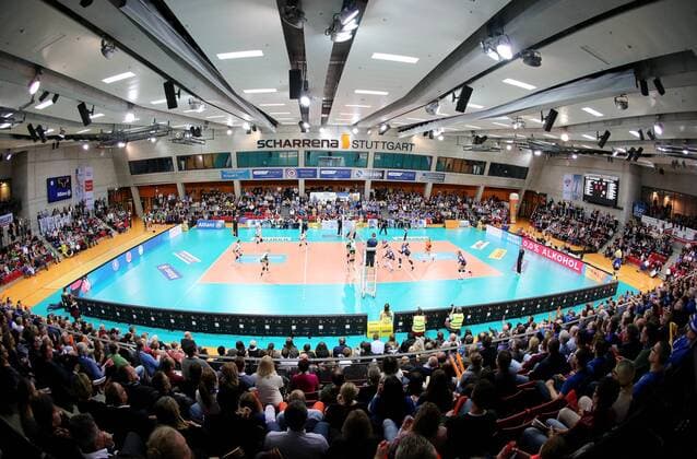 BAU 19.11.2017 Stuttart Volleyball Allianz MTV Stuttgart vs. USC Münster, Feature Übersicht