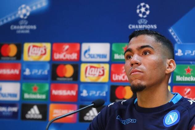 Marques Loureiro Allan Napoli Conferenza stampa e allenamento, press conference PK Pressekonferenz and training Castel Volturno 20-11-2017 Football Calcio UEFA Champions League 2017 2018 Napoli - Shakhtar Donetsk Group F Foto Cesare Purini Insidefoto cesarexpurini