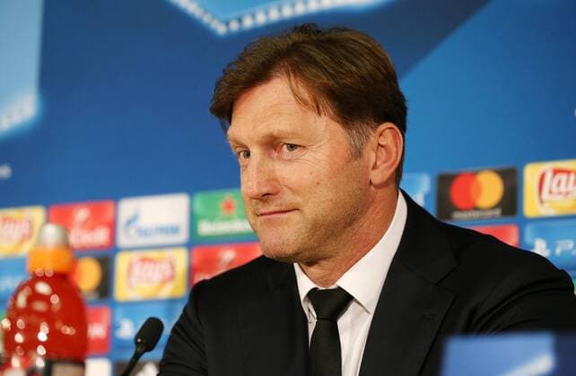 RB Leipzig - PK Fussball Champions League Monaco, 20.11.2017, Stade Louis II, Fussball, UEFA Champions League, Gruppe G, 5. Spieltag, Pressekonferenz am Vortag des Spiels AS Monaco vs. RB Leipzig , Im Bild: Trainer Ralph Hasenhüttl Hasenhuettl (RB Leipzig) ,