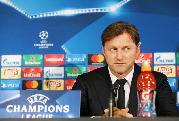 RB Leipzig - PK Fussball Champions League Monaco, 20.11.2017, Stade Louis II, Fussball, UEFA Champions League, Gruppe G, 5. Spieltag, Pressekonferenz am Vortag des Spiels AS Monaco vs. RB Leipzig , Im Bild: Trainer Ralph Hasenhüttl Hasenhuettl (RB Leipzig) ,