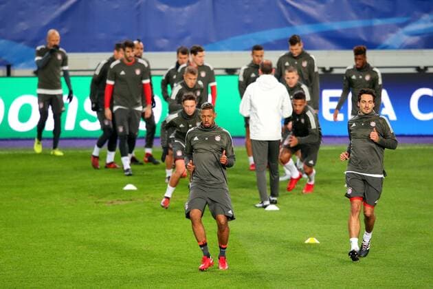 Jerome Boateng (FC Bayern Muenchen 17) Mats Hummels (FC Bayern Muenchen 5), Training, RSC Anderlecht vs. FC Bayern Muenchen, Champions League, Fussball, 21.11.2017, Anderlecht Copyright: xLanger Eibner-Pressefotox EP_HLR