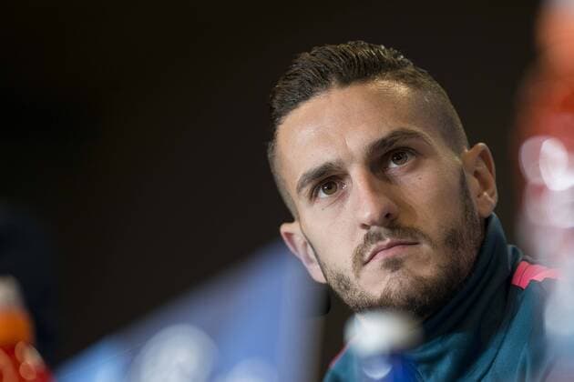 Atletico de Madrid Koke Resurrección during press conference PK Pressekonferenz the day before champions league match between Atletico de Madrid and Roma at Wanda Metropolitano in Madrid, Spain. November 21, 2017.  (20171121013)