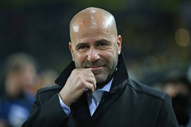 21.11.2017, Fussball UEFA Champions League 2017 2018, Gruppenphase, 5.Spieltag, Borussia Dortmund - Tottenham Hotspur, im Signal-Iduna-Park Dortmund. Trainer Peter Bosz (Dortmund)