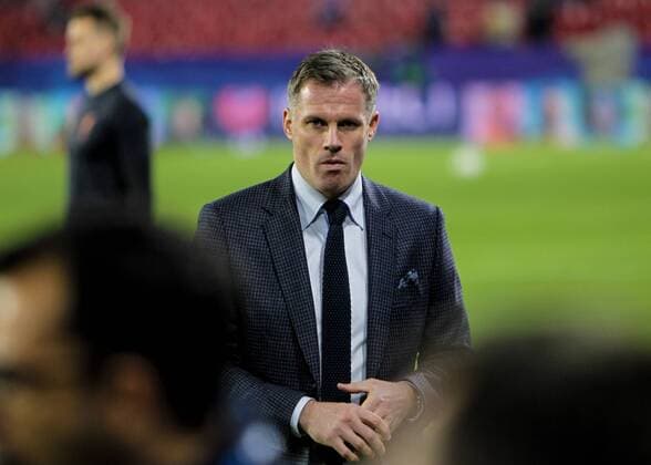 21st November 2017, Ramon Sanchez Pizjuan, Seville, Spain; UEFA Champions League, Seville versus Liverpool; Jamie Carragher ex Liverpool captain and UEFA Champions League comentator  ActionPlus11954308