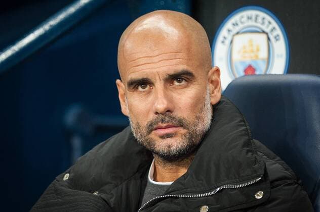 Manchester City v Feyenoord Rotterdam UEFA Champions League Manchester City manager Pep Guardiola during the UEFA Champions League match at the Etihad Stadium, Manchester Content Not Available For UK Newspapers Copyright: xMattxWilkinsonx FIL-10984-0010