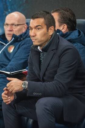 Manchester City v Feyenoord Rotterdam UEFA Champions League Feyenoord Rotterdam manager Giovanni van Bronckhorst during the UEFA Champions League match at the Etihad Stadium, Manchester Content Not Available For UK Newspapers Copyright: xMattxWilkinsonx FIL-10984-0012