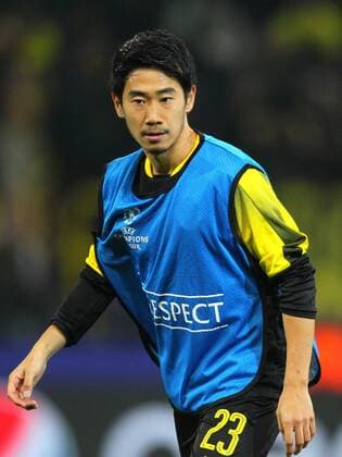 Borussia Dortmund v Tottenham Hotspur UEFA Champions League Shinji Kagawa of Borussia Dortmund during the UEFA Champions League match at Signal Iduna Park, Dortmund Content Not Available For UK Newspapers Copyright: xYannisxHalasx FIL-10982-0013