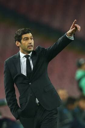 November 21, 2017 - Naples, Italy - Shakhtar Donetsk manager Paulo Fonseca during the UEFA Champions League Group F football match Napoli vs Shakhtar Donetsk on November 21, 2017 at the San Paolo stadium in Naples. SSC Napoli v Shakhtar Donetsk - UEFA Champions League  - ZUMAn230 20171121_zaa_n230_254 Copyright: xMatteoxCiambellix