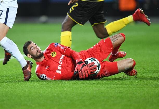 21.11.2017, Fussball Champions League, Saison 2017 2018, Vorrunde, 5. Spieltag, Borussia Dortmund - Tottenham Hotspur 1:2, Torwart Roman Buerki, Roman Bürki (Borussia Dortmund)