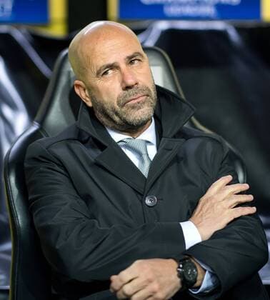 21. November 2017: Dortmund, Signal-Iduna-Park: Fussball UEFA Champions League: Borussia Dortmund - Tottenham Hotspur: Dortmunds Trainer Peter Bosz.