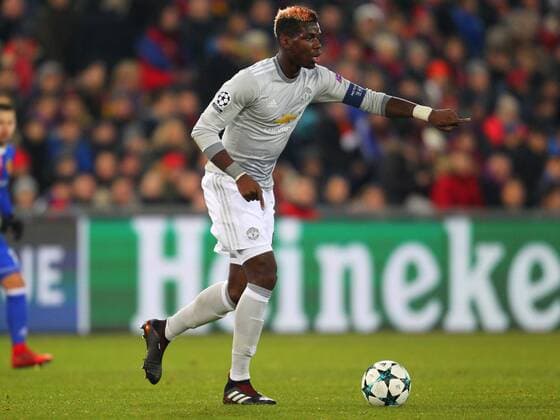 FC Basel v Manchester United ManU UEFA Champions League Paul Pogba of Manchester United during the UEFA Champions League match at St. Jakob-Park, Basel Content Not Available For UK Newspapers Copyright: xYannisxHalasx FIL-10987-0012