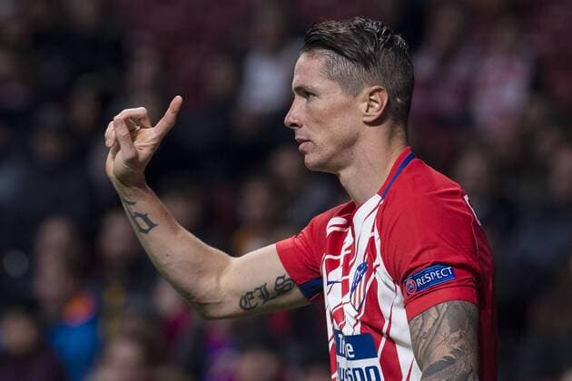 Atletico de Madrid Fernando Torres during UEFA Champions League match between Atletico de Madrid and Roma at Wanda Metropolitano in Madrid, Spain. November 22, 2017.  (20171122017)