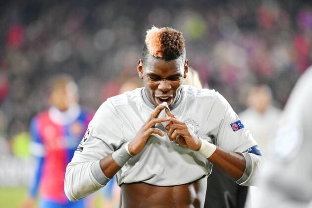 22.11.2017 Basel Stadion St.Jakob Park Fussball Herren Champions League FC Basel - Manchester United ManU 1:0 Bild zeigt Paul Pogba (Manchester) Aktion