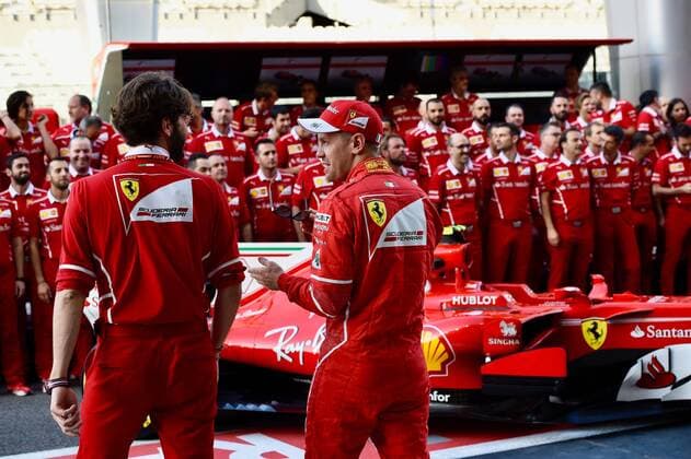 Sebastian Vettel (GER 5), Scuderia Ferrari, Grosser Preis von ABU DHABI 2017, Vorbereitungen, Motorsport, Formel 1, 23.11.2017, ABU DHABI Copyright: xAndre Eibner-Pressefotox EP_JAE
