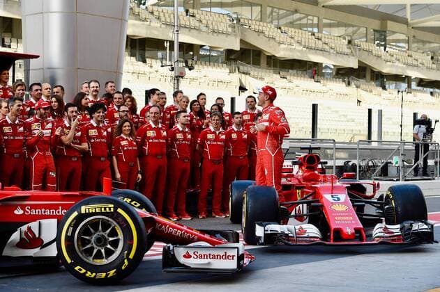 Sebastian Vettel (GER 5), Scuderia Ferrari, Grosser Preis von ABU DHABI 2017, Vorbereitungen, Motorsport, Formel 1, 23.11.2017, ABU DHABI Copyright: xAndre Eibner-Pressefotox EP_JAE